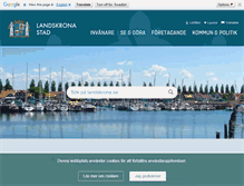 Tablet Screenshot of landskrona.se